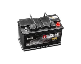 Akumulátor A-tech AGM 12V 80Ah 800A stop start,  PRAVÁ A-TECH AGM 315X175X190