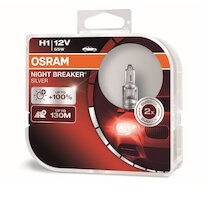 Osram H1 night braker silver +100% sada