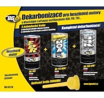 Servisní kity kompletní dekarbonizace BG, BENZÍN 3x325ml